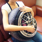 Luxury Car Wheel // Pillow