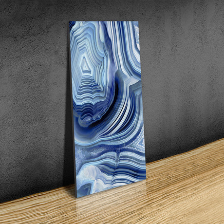 Agate Indigo I (Paper // 16" x 32")