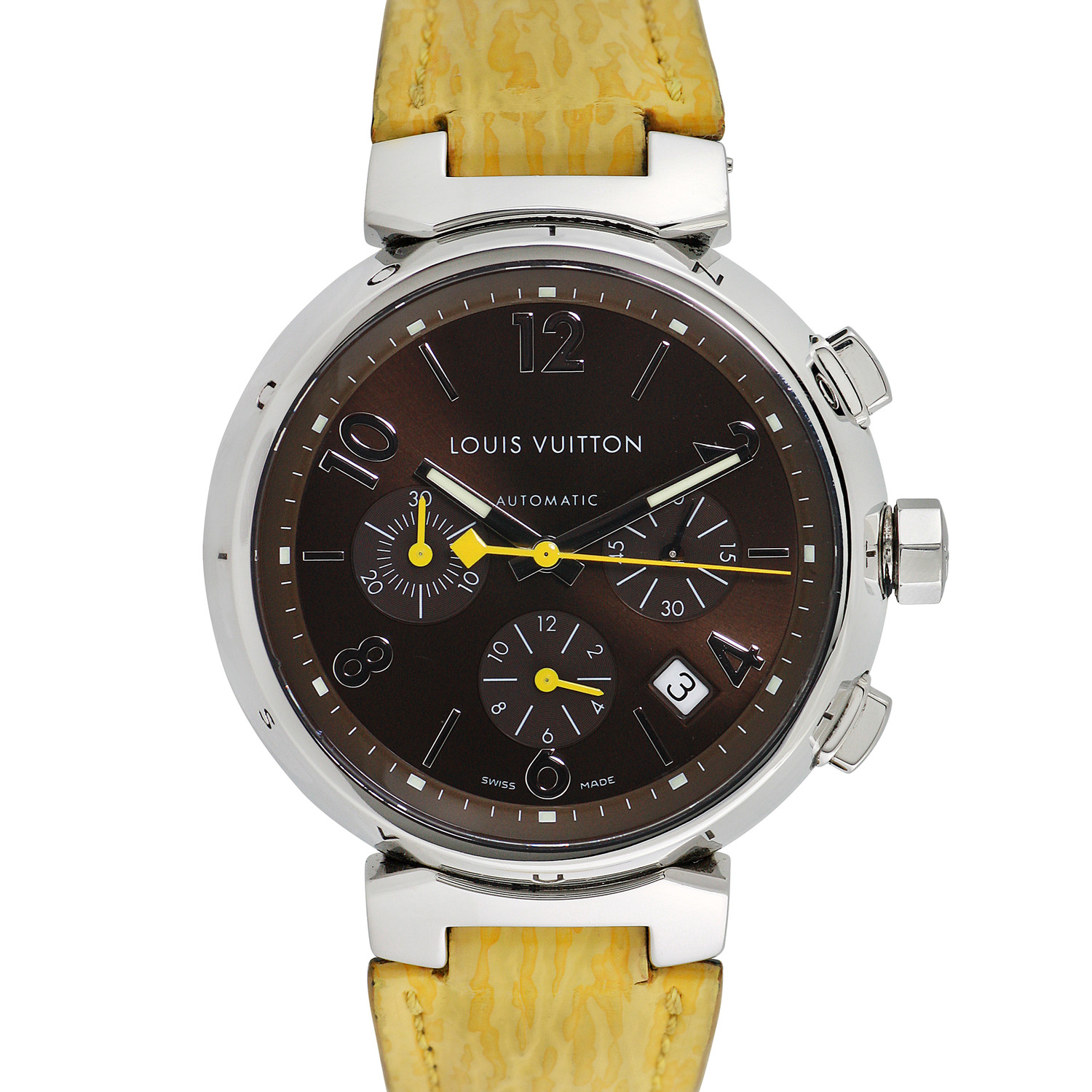 Louis Vuitton Tambour Chronograph Automatic // Q1121 // 808-10005 - Mixed Vintage Watches ...