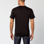 MNKR // San Serif T-Shirt // Black (L)