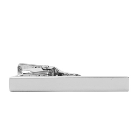 1.5" Tie Clip // Silver
