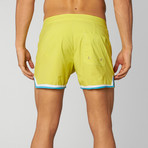 Mykonos 4" Dry Cloth Swim Short // Lime (33)