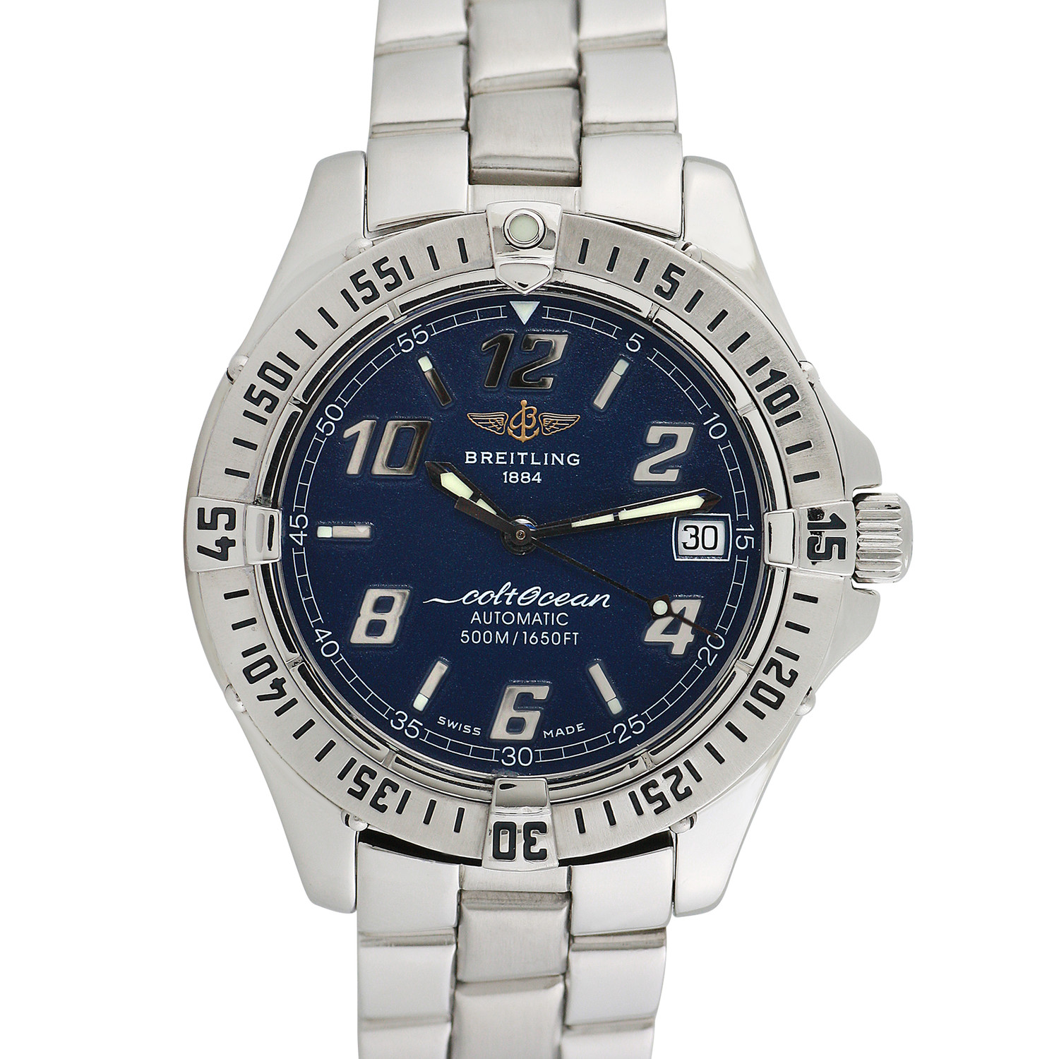 Breitling Colt Ocean Automatic // A17350 // 763-10273 // c.1990s/2000's ...