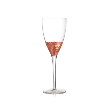 Daphne Copper Wine Glasses // Set of 4
