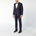 Peak Slim Fit Nested Tuxedo with Contrast Lapel // Navy (US: 40R)