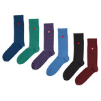 Blueberry Sock Pack // Set of 6