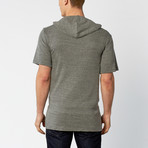 Assassin's Shortsleeve Jersey Hoodie // Tri-Blend Grey (S)