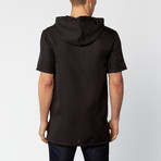 Assassin's Shortsleeve Hoodie // Black (S)