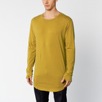 Packs Long Sleeve High-Low Tall Tee // Wheat (S)