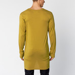 Packs Long Sleeve High-Low Tall Tee // Wheat (M)