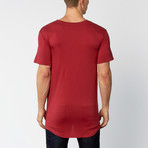 CB Tall Tee // Oxblood (S)