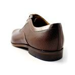 Diamond Embossed Oxford // Brown (Euro: 41)