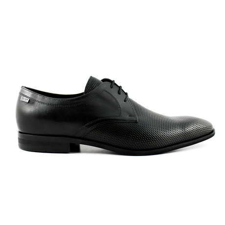 Trio Diamond Embossed Derby // Black (Euro: 40)