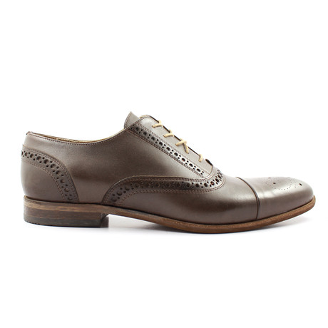 Medallion Toe Oxford Brogue // Brown (Euro: 40)