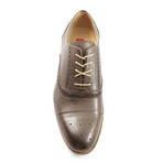 Medallion Toe Oxford Brogue // Brown (Euro: 45)