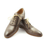 Medallion Toe Oxford Brogue // Brown (Euro: 45)