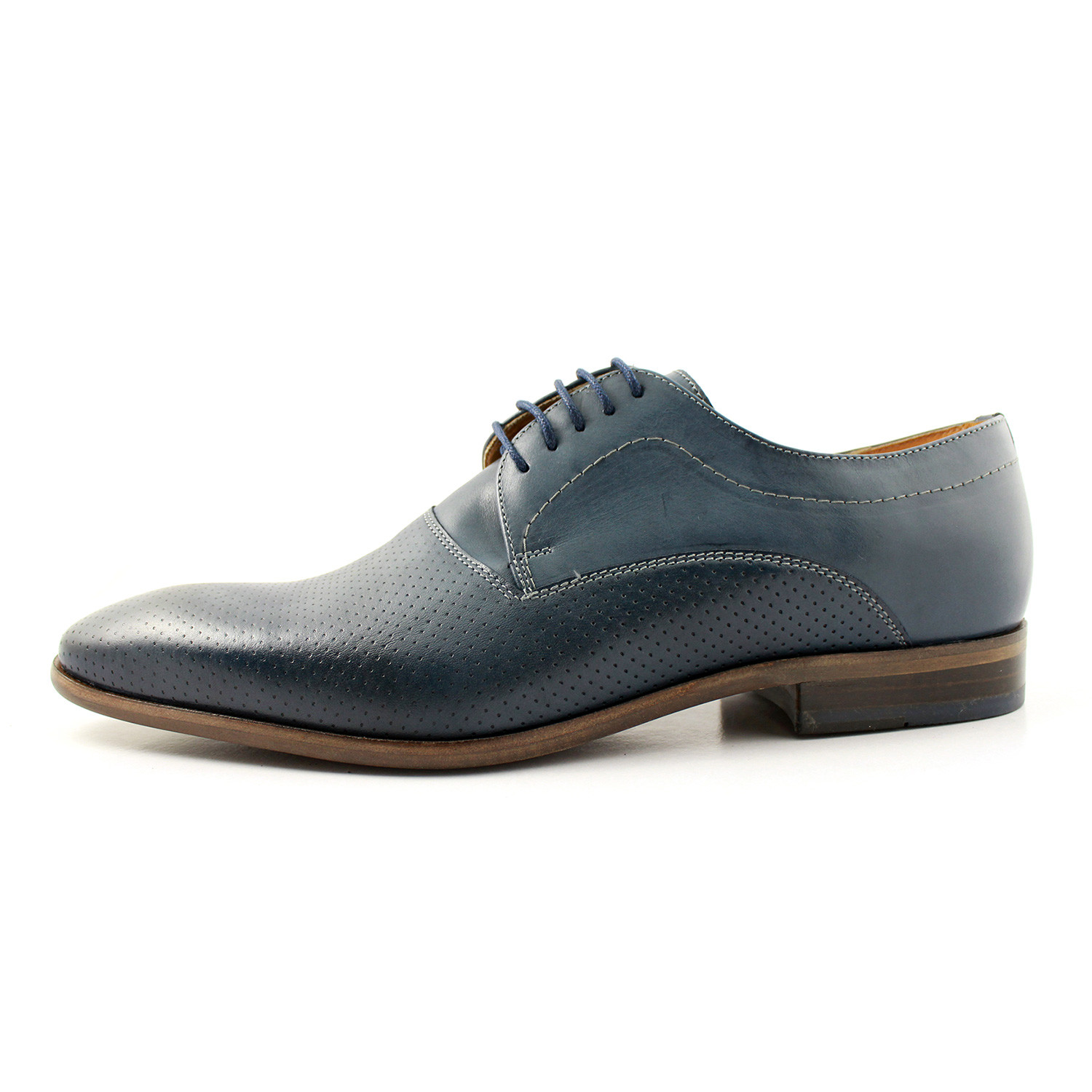 Perforated Derby // Faded Navy Blue (Euro: 40) - MYS Shoes - Touch of ...