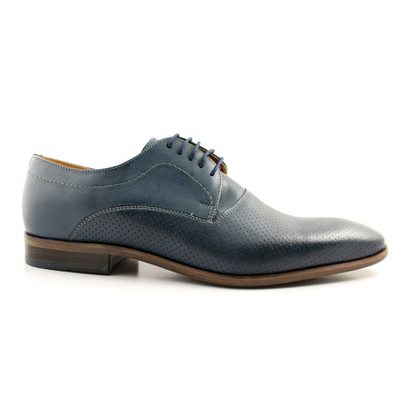 Perforated Derby // Faded Navy Blue (Euro: 40)