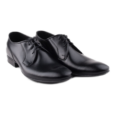 Plain Toe Derby // Black (Euro: 40)