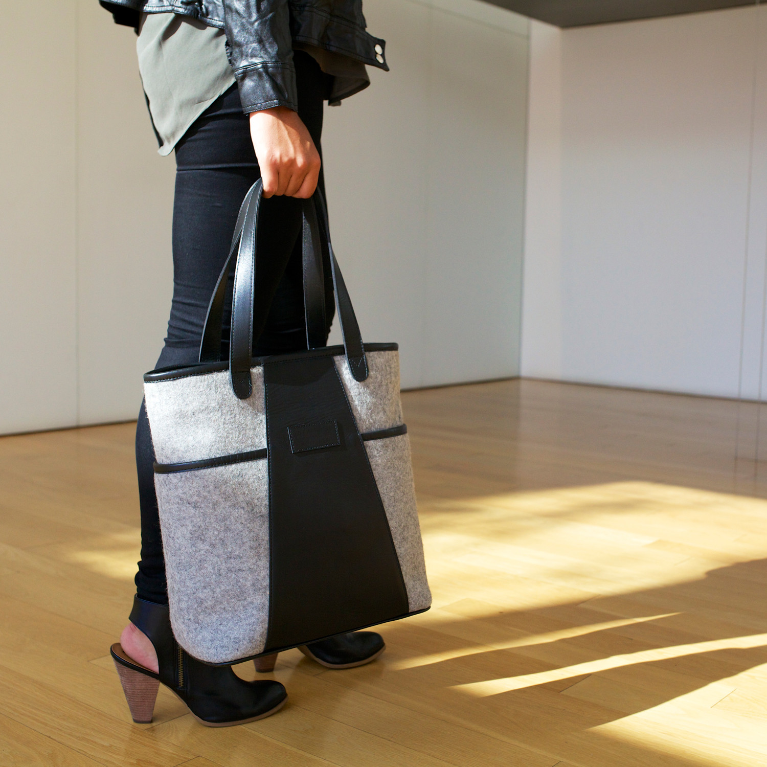 Felt & Leather // Tote Loopt Works Touch of Modern