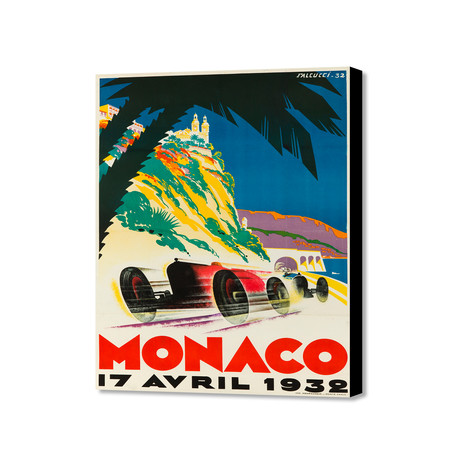 Monaco 17 Avril 1932 (16"W x 20"H x 1.5"D)