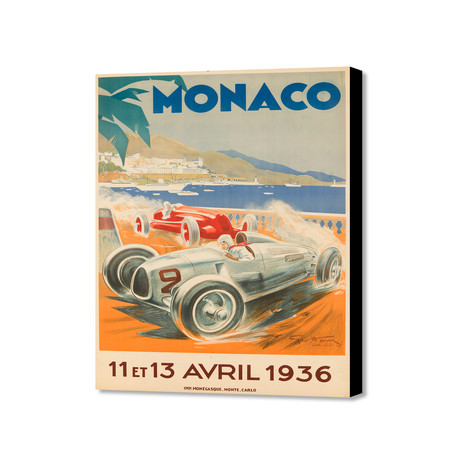 Monaco 13 Avril 1936 (16"W x 20"H x 1.5"D)