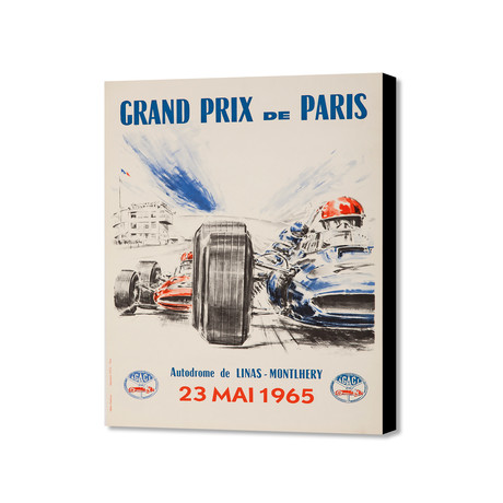 Grand Prix Mai 1965 (16"W x 20"H x 1.5"D)