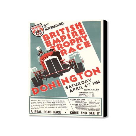 British Empire Trophy Race (16"W x 20"H x 1.5"D)