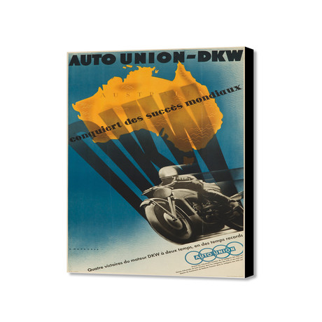 Auto Union-DKW (16"W x 20"H x 1.5"D)