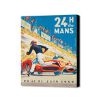 24 H Du Mans 1959 (16"W x 20"H x 1.5"D)