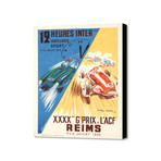 12 Heures Inter (16"W x 20"H x 1.5"D)