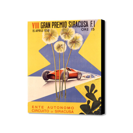 VIII Gran Premio Siracusa (16"W x 20"H x 1.5"D)