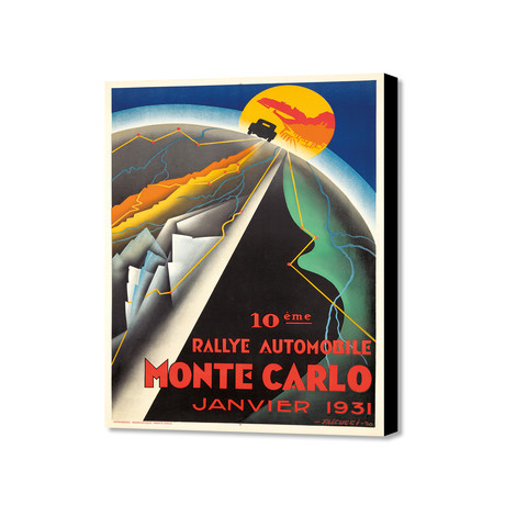 Monte Carlo Janvier 1931 (16"W x 20"H x 1.5"D)