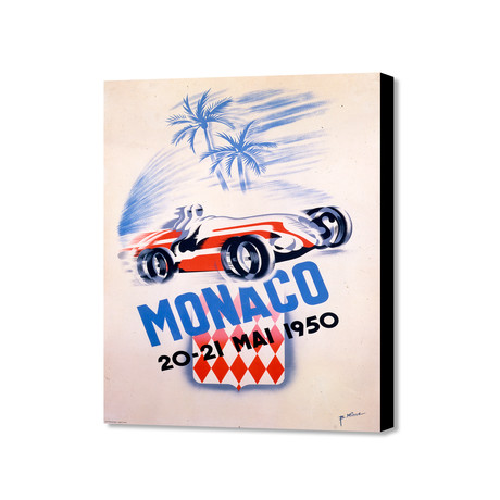 Monaco Mai 1950 (16"W x 20"H x 1.5"D)