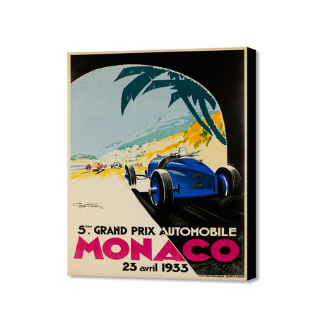 Monaco Avril 1933 (16"W x 20"H x 1.5"D)