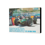 Monaco 25, 26 Mai 1968 (20"W x 16"H x 1.5"D)