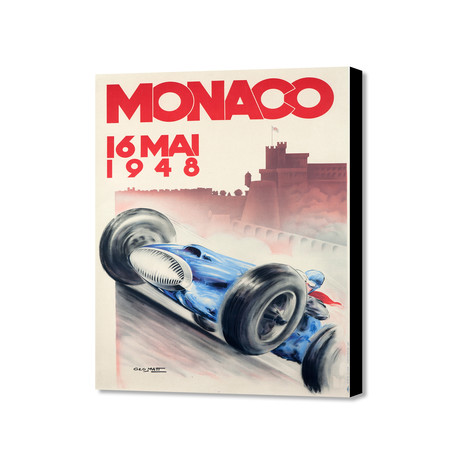 Monaco 1948 (16"W x 20"H x 1.5"D)