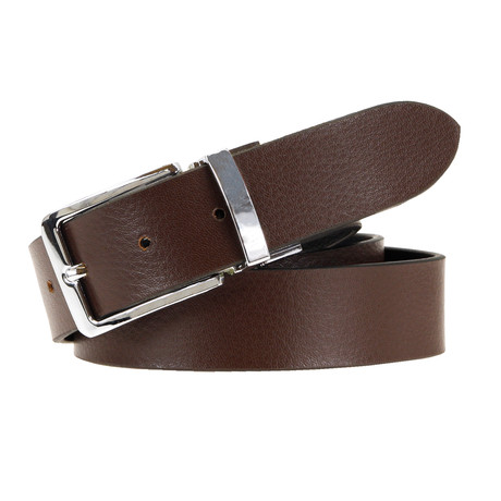 Souled Out // The Reversible Belt // Brown + Black (S: 30-32 Waist)