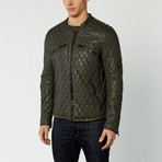 Rogue State // Quilted Jacket  // Grey (L)