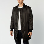 Long Flight Jacket  // Black (XL)