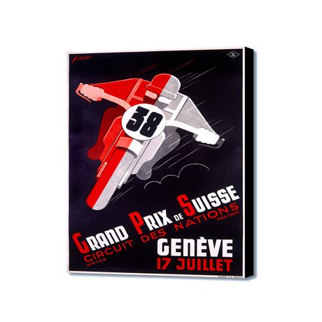 Grand Prix De Suisse (16"W x 20"H x 1.5"D)
