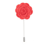 Rose Lapel Pin // Red