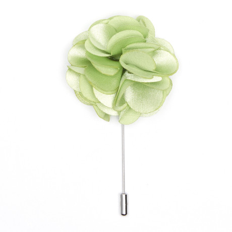 Flower Lapel Pin // Mint Green