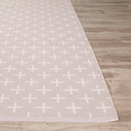 Flatweave Tribal Pattern Area Rug // Neutral (3' x 5')