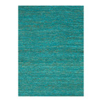 Naturals Solid Pattern Area Rug // Blue (8' x 10')