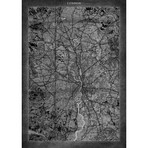 London Map Vertical (20"L x 30"H)