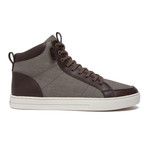 Russell High Top // Canvas Umber Leather (US: 9.5)