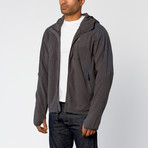 Micro Fleece Hooded Jacket // Stealth (S)