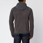 Micro Fleece Hooded Jacket // Stealth (L)