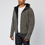 Fleece Bonded Hooded Jacket // Granite Heather (XL)